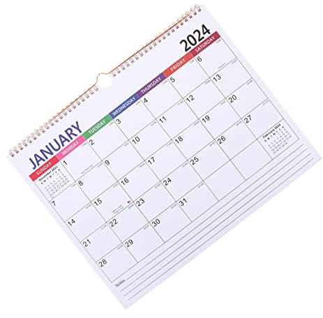 CAXUSD Stabiler Eleganter Wandkalender Zum Aufhängen Für Den Jahresplaner Im Büro