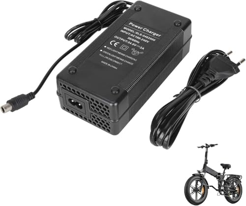 CERFFOOL Charger 54.6 V 2 A for ENGWE EP-2 Pro Engine Pro E Bike and E Scooter Replacement Charger with Charging Cable Quick Charger Lithium Battery Charger Adapter