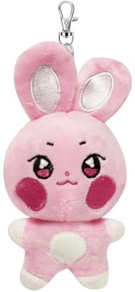 Swico Remado Niedlicher Cartoon-Tier-Schlüsselanhänger, Autoschlüsselanhänger, Frauen-Handtaschen-Anhänger, Geldbörse, Dekoration, Pink-sh, Large