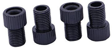 BESPORTBLE 4pcs Aluminum Alloy to Adapter Converters for Road Bike Air Pump Compressor Cycling Accessories