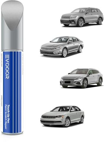 (LA7W/8E) Reflexsilber Metallic Autolack Nachbesserung für Volkswagen/VW, Kratzer Reparatur für Auto, Schnelle & Einfache Lösung zur Reparatur