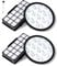 2 set di filtri RO6921, filtri di ricambio per Rowenta X-Trem Power Cyclonic/Silence Force Cyclonic Vacuum Cleaner RO6921EA RO6941EA RO6951EA RO6963EA RO6971EA RO7230EA RO7260EA, Ricambi ZR006001