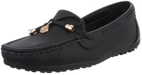 Ital Design Damenschuhe Halbschuhe Mokassins, RQ053-, Kunstleder, Schwarz, Gr. 38
