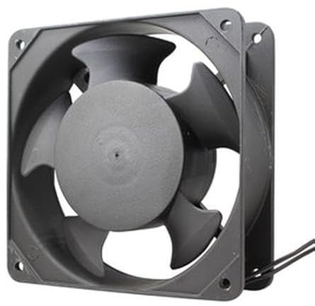 Ventilador 119x119mm, 220VAC, alta eficiencia, ideal para refrigeración de equipos y mejora de la circulación de aire.