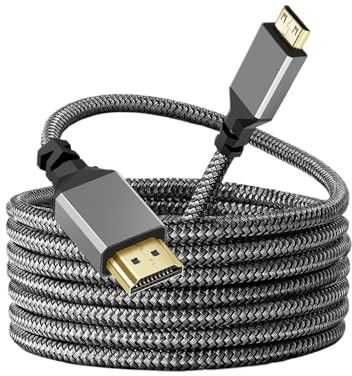 Cable mini HDMI a HDMI HDMI2.0 2.0 MINIHDMI macho a macho 4K 60HZ HD Adaptador convertidor 1M 2M 3M 5M 1 2 3 5 metros de largo 30cm(Hose 5m)