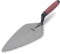 Cazzuola Marshalltown, cazzuola London Style con manico ergonomico Durasoft, in acciaio al carbonio, con punta larga e collo dritto, dimensioni della cazzuola: 254x118 mm, Argento