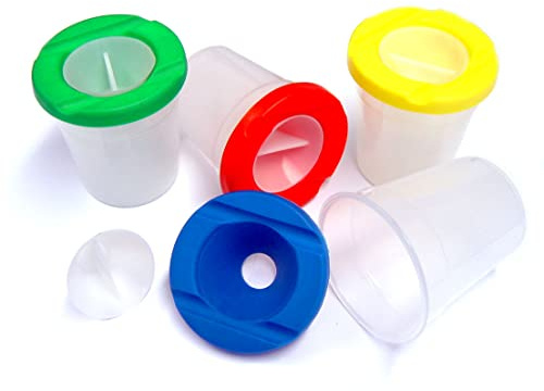 Major Brushes Standard Water Pot Set Pack of 10