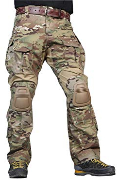 Paintball Equipment Tactical Emerson Gen3 Combat BDU Pants mit Kniehose Multicam MC (XL)