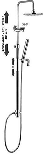 ZCOL622CR MASTER TOP Colonna doccia regolabile MASTER PLUS con deviatore PAFFONI