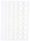 efco Runddraht halbe Perlen Acryl selbstklebend, weiß Perle, 3/5/7 mm, 72