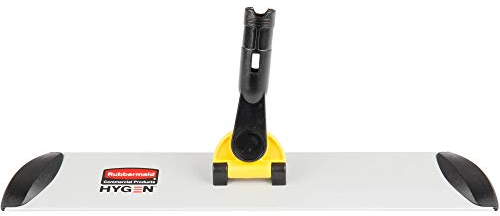 Rubbermaid Commercial Products, Lightweight HYGEN Quick-Connect Mop Frame for Wet or Dry/Dust Pads, 17 Inch, FGQ56000YL00