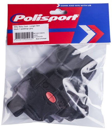 POLISPORT 8632100016 - Ersatz-5-Punkt-Sicherheitsgurt + Polsterung für Stuhlmodell BILBY Maxi in schwarzer Farbe
