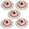 Colour Coded Mop Head Hygienic Cleaning Looped Pure Yarn Cotton Mop Socket 350mm RED x 5