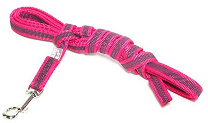 Color & Gray Super-Grip Leash without Handle, 14 mm x 3 m, Pink-Gray