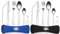 OUTDOOR FREAKZ Outdoor Reisebesteck und Campingbesteck aus Edelstahl mit Neoprenhülle (2er Set ++)