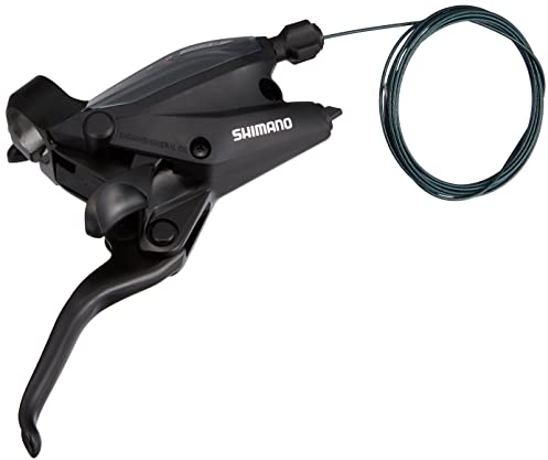 Shimano Schalthebel SHIMANO /Cycling Hydraulische Scheibenbremse, ST-EF505-8R, Erwachsene Unisex, Schwarz (Schwarz), Einheitsgröße