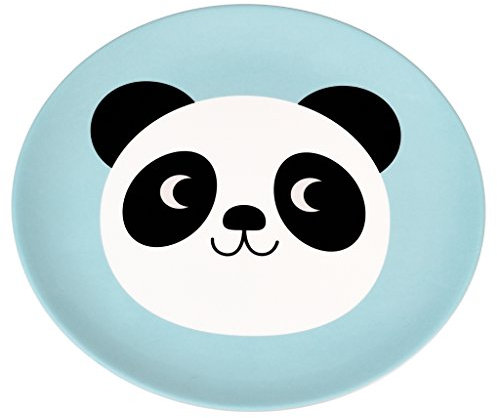 Rex London Children's Melamine Plate - Choice of Design (Miko The Panda)