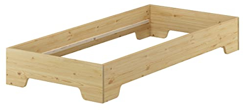 Erst-Holz Futonliege Pensionsbett, Einzelbett 90x200 Massivholz Kiefer ohne Zubehör 60.56-09oR