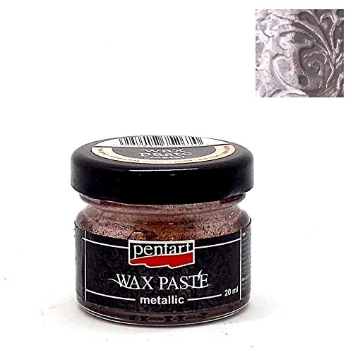 Zita`s Creative Wachspaste metallic 20ml - Rosegold. Metallfarbe, Bastelfarbe, Acrylfarbe