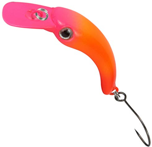 FTM Unisex – Erwachsene 10C8900079C10 Wobbler Masu 1,2g 2,9cm-Forellenwobbler zum Spinnangeln, Miniwobbler zum Forellenangeln, Forellenköder zum Spinnfischen, Farbe:pink/orange, Bunt, Normal