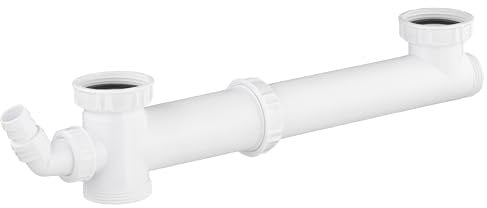 Tube de raccordement NF pour évier 2 bacs NOYON & THIEBAULT