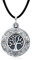 CUOKA MIRACLE Baum des Lebens Medaillon Halskette 925 Sterling Silber Foto Amulett Halskette Medaillon zum Öffnen von Bildern Amulett Schmuck Geschenke für Frauen Mädchen