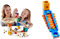 Hape E6021 Starter Set Quadrilla, Kugelbahn mit 27 Bauteilen aus Holz und 30 Murmeln, ab 4 Jahren & Hape E6022 6022 - Klingender Spielplatz, Zubehör für Quadrilla Kugelbahnen, Xylophon-Rutsche