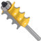 1/4 Shank Triple Beading Router Bit Furniture Trim & Molding Router Bit for Woodworking