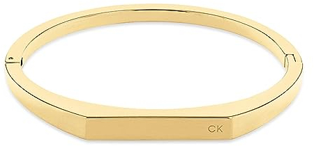 Calvin Klein Armreif für Damen Kollektion FACETED in Gelbgold - 35000046