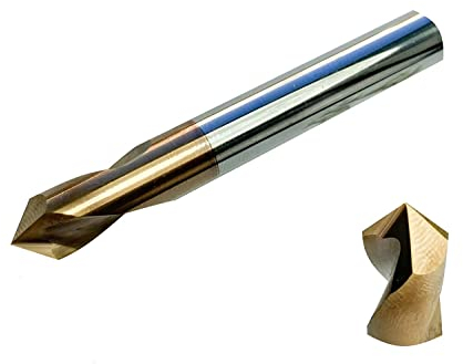 CNC QUALITÄT VHM 90° NC Anbohrer Ø 2-12 mm für Spiralbohrer - Schaftfräser - Hartmetall VHM - Beschichtung (Ø 8 mm - HM)