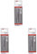 Bosch Accessories 2607000096 Fer de rabot droit carbure 35°, Paquet de 3