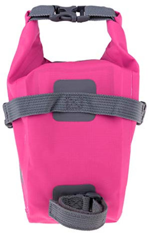 pistro Fahrradsatteltasche, Rücksitztasche unter dem Sitz, Aufbewahrung für Outdoor-Reiten – Rosa