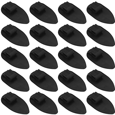 SG Store 20 Stück Auto Fußmatten-Clips Ersatz Kunststoff Fußmatten-Befestigungsclips, Anti-Rutsch-Schnalle, Teppichmatten-Clip-Halterung, Zubehör für Auto, SUV, LKW, ATV