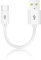 CHAKAE Câble USB vers Type-c Court de 10cm, Cordon de Charge Haute Vitesse, Prise en Charge du Transfert de données pour téléphones intelligents de la série 15