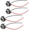 MACHSWON 4 Stück 1156 LED-Lampenfassung, BA15S, Lampenfassung, Adapter, Lichtsockel, Kabelbaum-Stecker, vorverdrahtete Steckdosen, Ersatz für Auto, LKW, Anhänger, Armaturenbrett