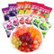 6 Flavors Peeling Fruit Juice Fudge,strawberry Juice Gummy Candy,White Peach Grape Litchi Sugar Soft Candy Toffee,Healthy Candy Snacks, Chinese Candy Gift (Mixed flavors(peeled),50g)