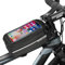 Bolsa para Manillar de Bicicleta Impermeable con Pantalla Táctil TPU para Teléfonos Móviles de hasta 7,0'