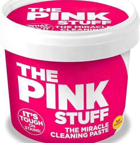 1x esponja de limpieza adecuada para 1x Pink Stuff Miracle Cleaning Paste 850g - agente de limpieza - piedra de limpieza - limpiador de piedras - piedra universal