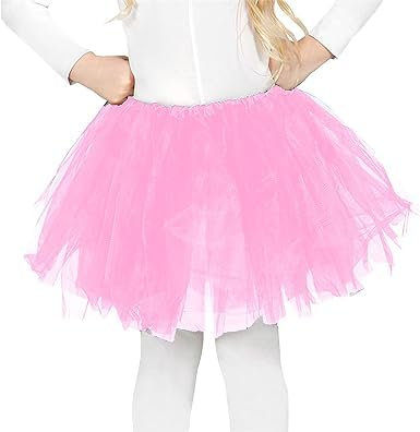 Tutu da Bambina in Tulle Feste Danza Gonna da Festa per Bambine (cod. 716) (IT, età, Taglia Unica, Regular, 1, Rosa)