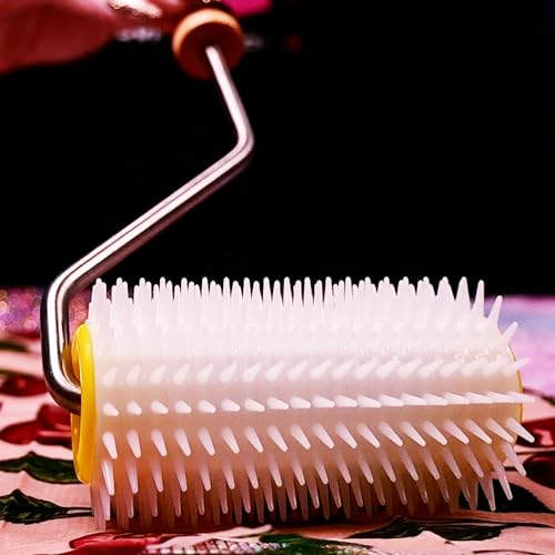 Spikey Roller on Beeswax Wrap ASMR