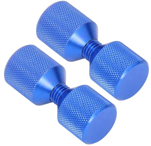 2 Pasadores de Alineación de Brida Premium, Juego de Pasadores de Doble Agujero Anodizado de 1 1/8 Pulgadas para Bridas de 0,5 a 14 Pulgadas y 150 Libras (BLUE)