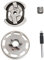 SG Store Juego de 4 Piezas de Disco Pasivo de Embrague de Motosierra 6T de 3/8 Pulgadas 578257101 Compatible con Husqvarna 135 140 135E 140E de Repuesto de Motosierra