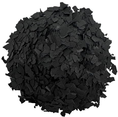 CAIRCON Farbchips für Bodenbeschichtung – Dekochips für Epoxid, PU & Acrylat Bodenfarbe – Schwarz 500g