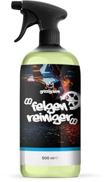 Grizzly Clean Auto Felgenreiniger - Säurefreier Felgen Reiniger für Alufelgen, Stahlfelgen & lackierte Felgen - Auto Felgenputzmittel mit Farbwechsel-Technologie (500ml)