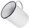 HOMOBABE Misurino smaltato tazza Coppa di smalto potabile Tazze all'aperto retrò campeggio bicchiere smaltato bicchieri smaltati Tazzine da caffè bianca