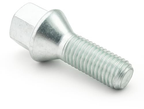 M12x1.5mm Alloy Steel Wheel Bolt Nut for Vauxhall Opel Agila Adam Astra F G H Combo Corsa A B C D E Kadette Omega Tigra Meriva A B Vectra A B C Zafira A B Suzuki Splash Swift Vitara 51732885 13102525