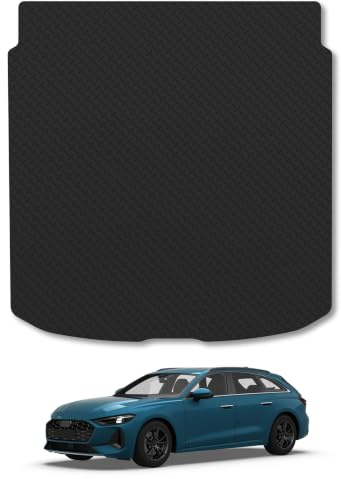 Audi A5 (2025+) [Avant] 3mm Rubber Boot Mat | Tailored Fit Durable Boot Liner Full Coverage Protection Waterproof Accessories Easy Clean Anti Slip Made in the UK