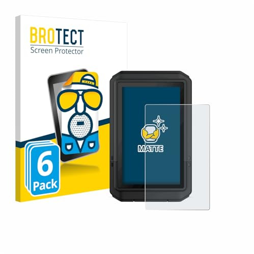 BROTECT Schutzfolie für Garmin eTrex Touch 2025 | 6 Stück Entspiegelnder Displayschutz Made in Germany Matte Displayschutz-Folie Anti-Reflex Anti-Fingerprint Einfache Montage
