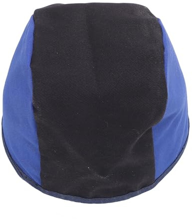 Gorro de Soldadura Ignífugo Gorro Protector Reversible de Algodón para Soldadores 52-56cm con Parte Trasera Elástica Ajustable Walfront