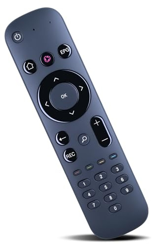MOVHEIYL Ersatz Fernbedienung für Deutsche Telekom MagentaTV Box Play 40868873, Schwarz